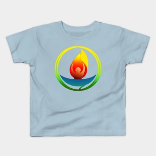 The Light of Truth, The Fire of Commitment Kids T-Shirt